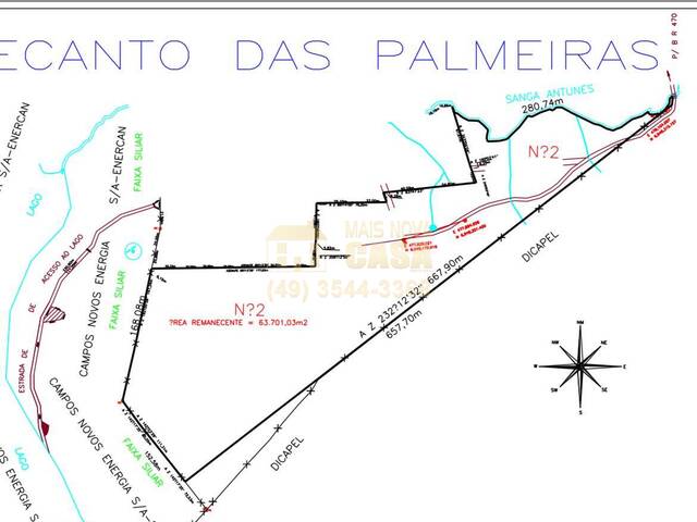 #58740181 - Chácara para Venda em Campos Novos - SC - 2